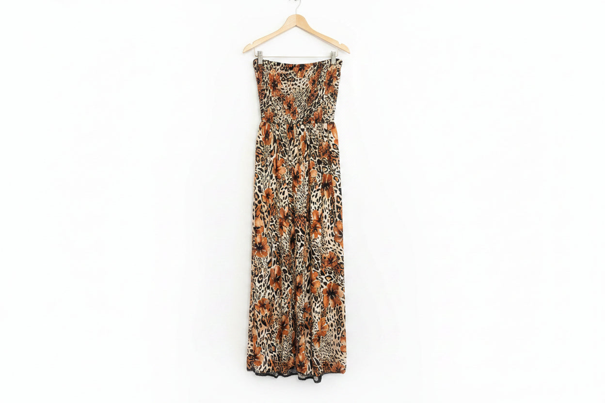 Maxi strapless dress