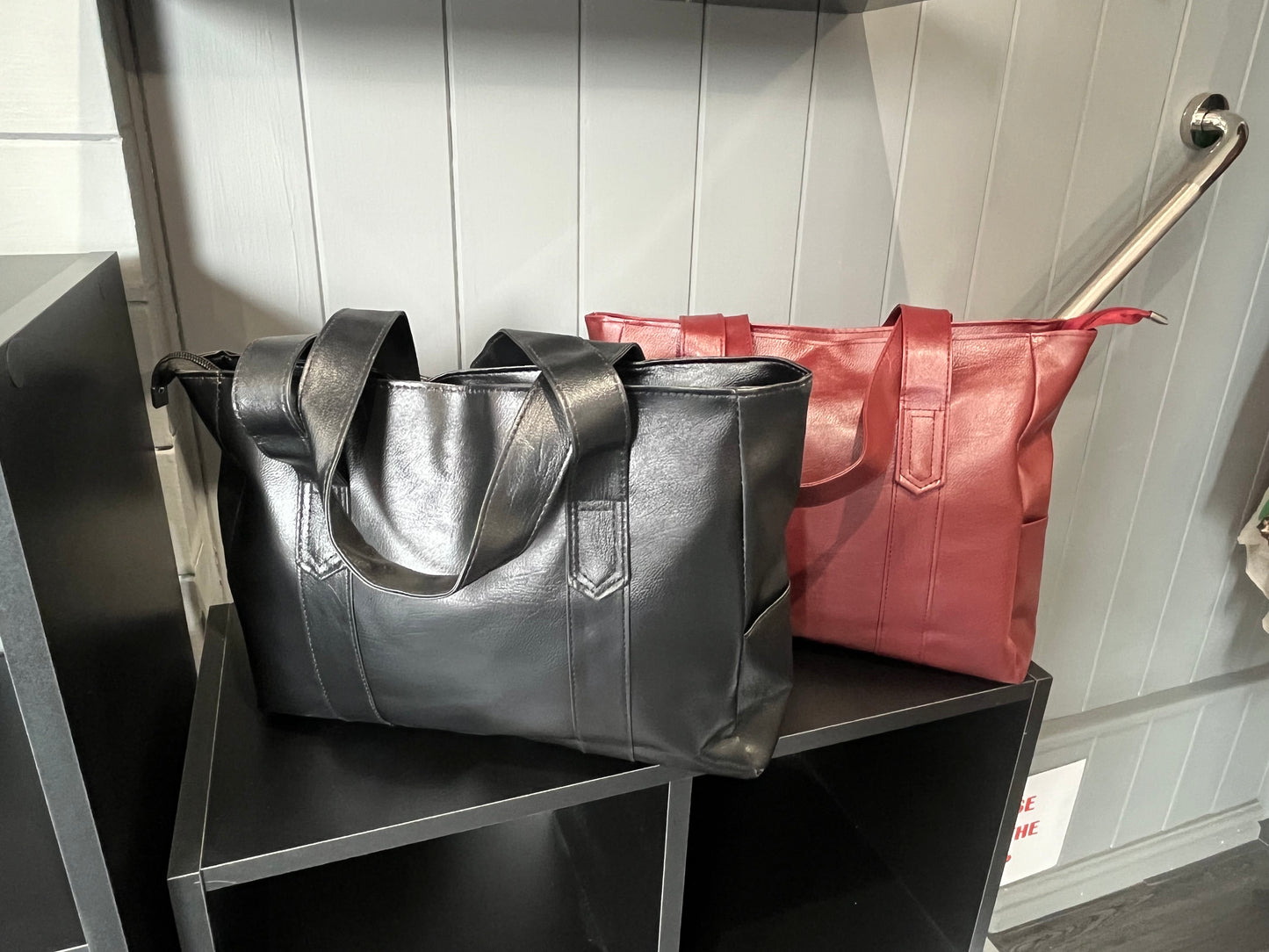 Tote shoulder bag simple PU leather