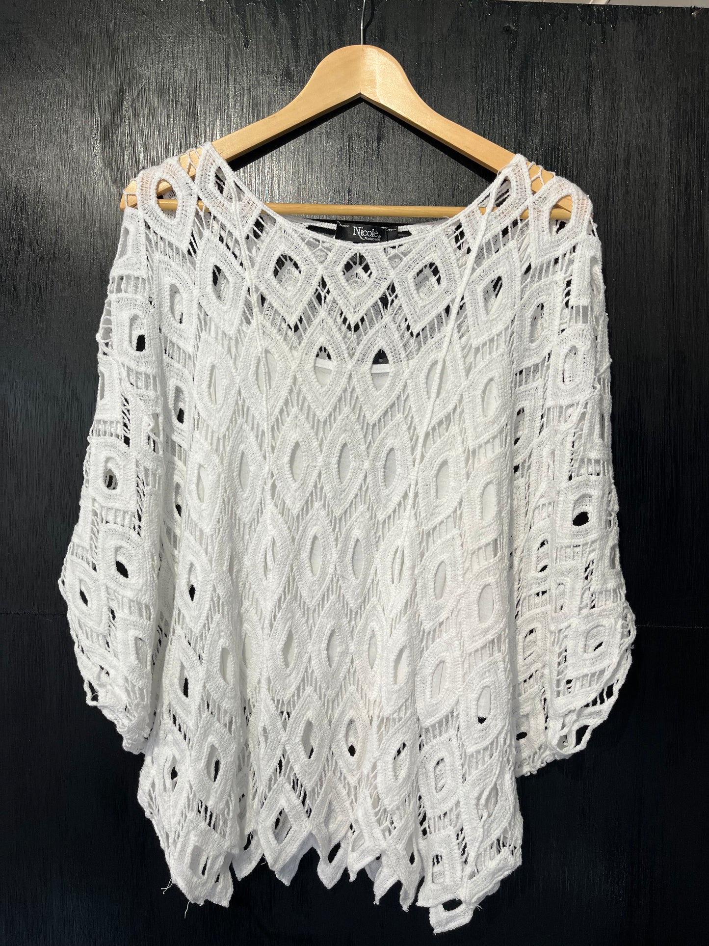 chunky crochet tunic with cami set