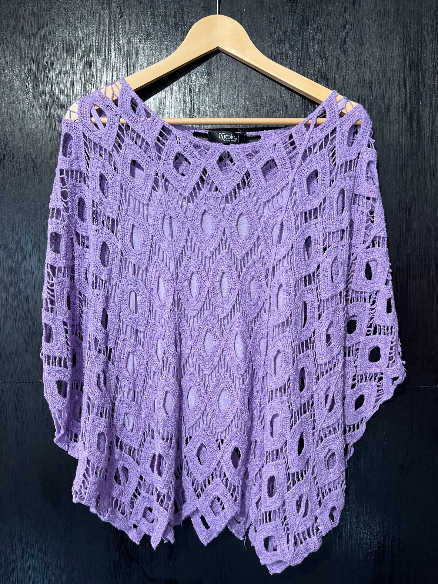chunky crochet tunic with cami set