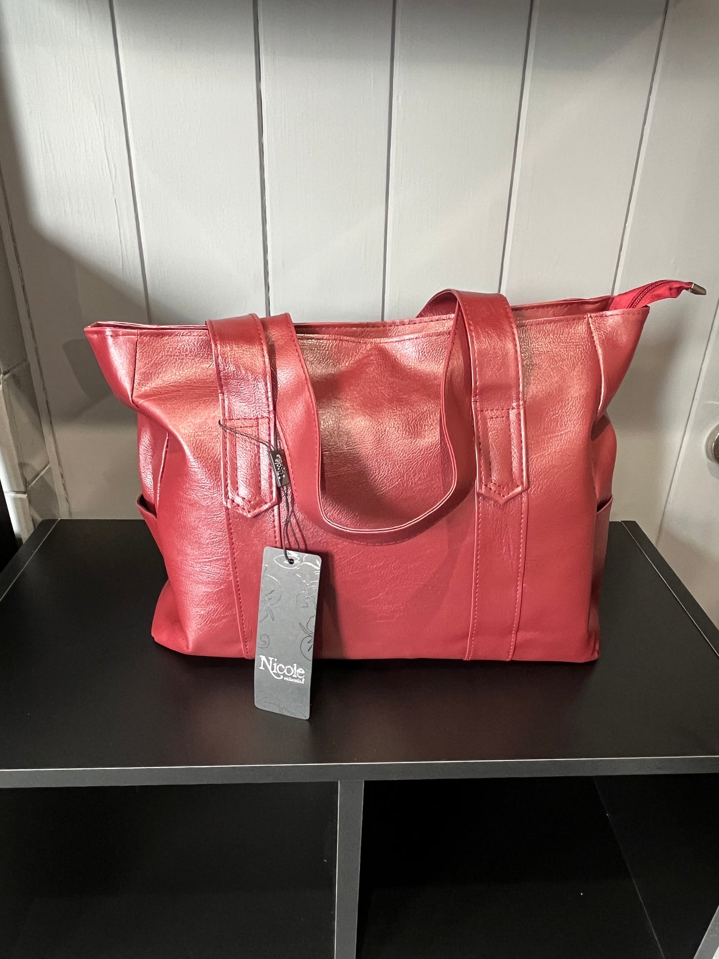 Tote shoulder bag simple PU leather