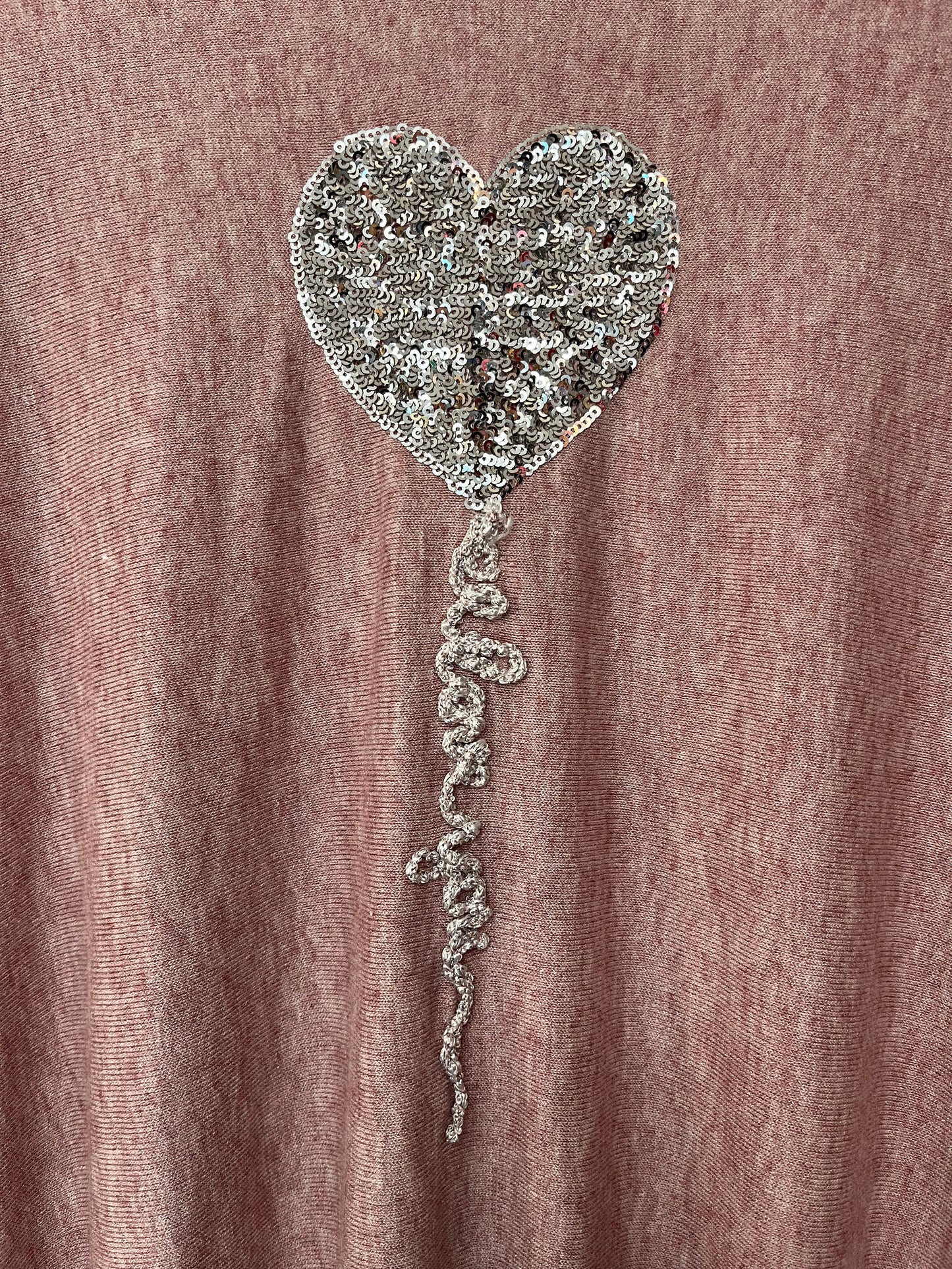 Soft Knit long sleeve jumper with Heart Embellishment design