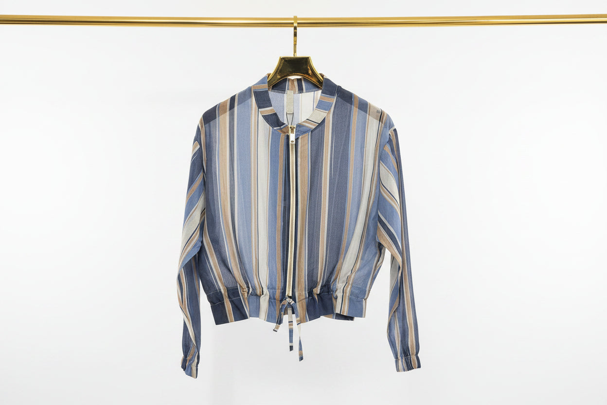 Lightweight  bomber jacket with zip