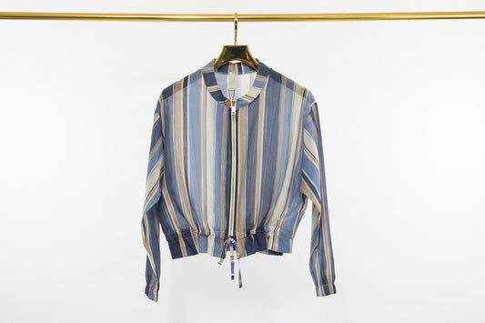 Lightweight  bomber jacket with zip