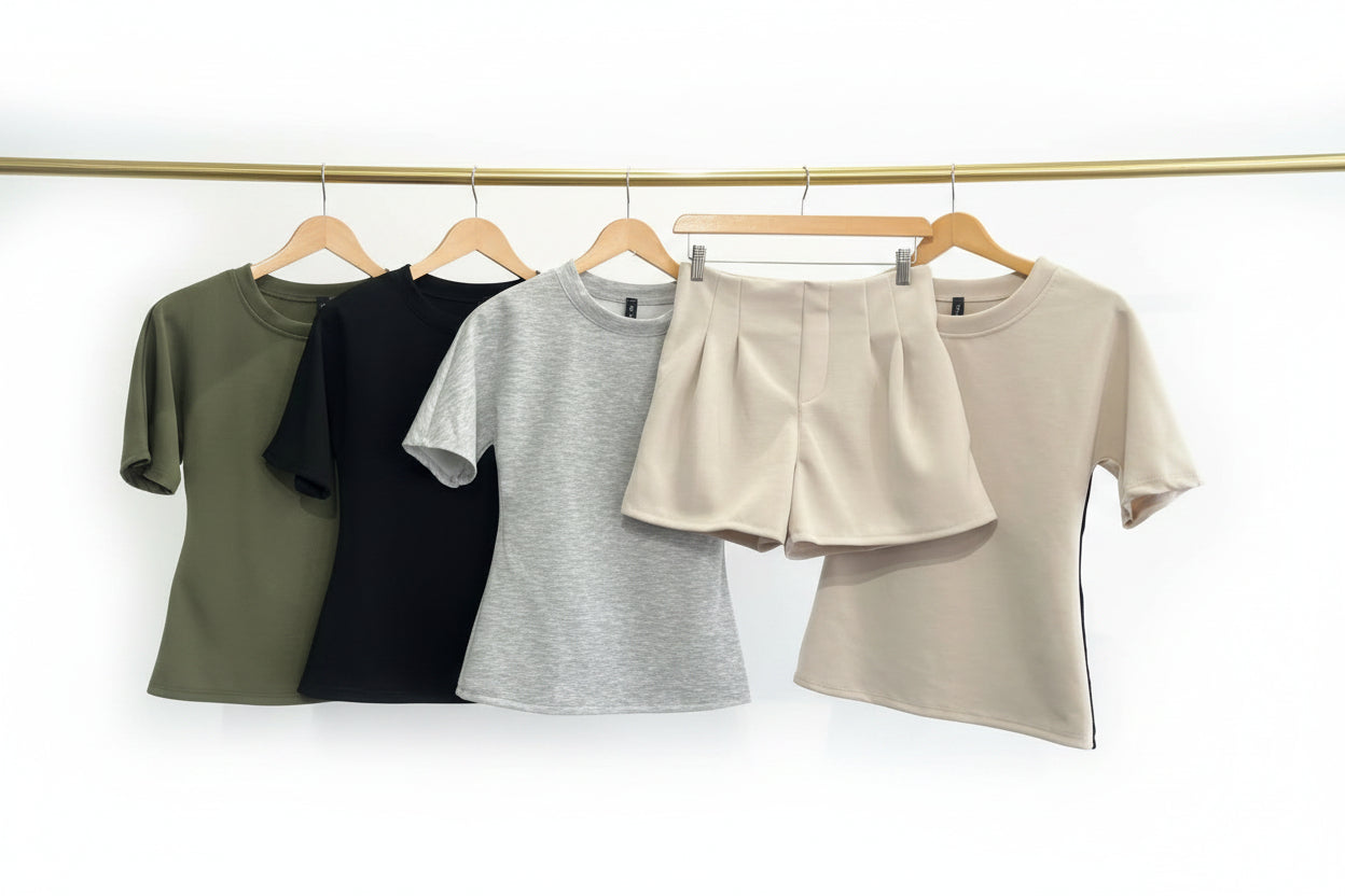 2pc shorts and tee co-ord