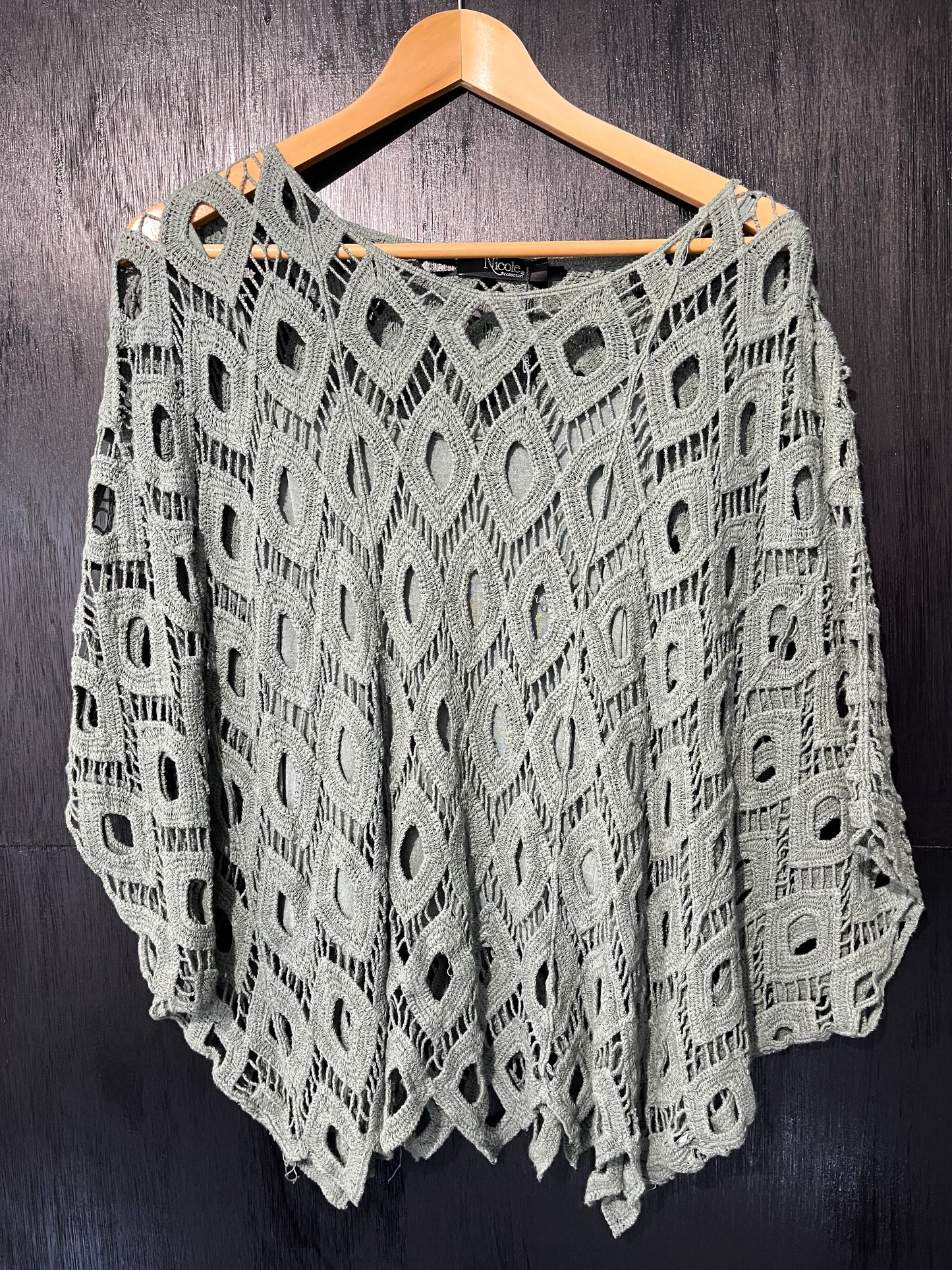 chunky crochet tunic with cami set