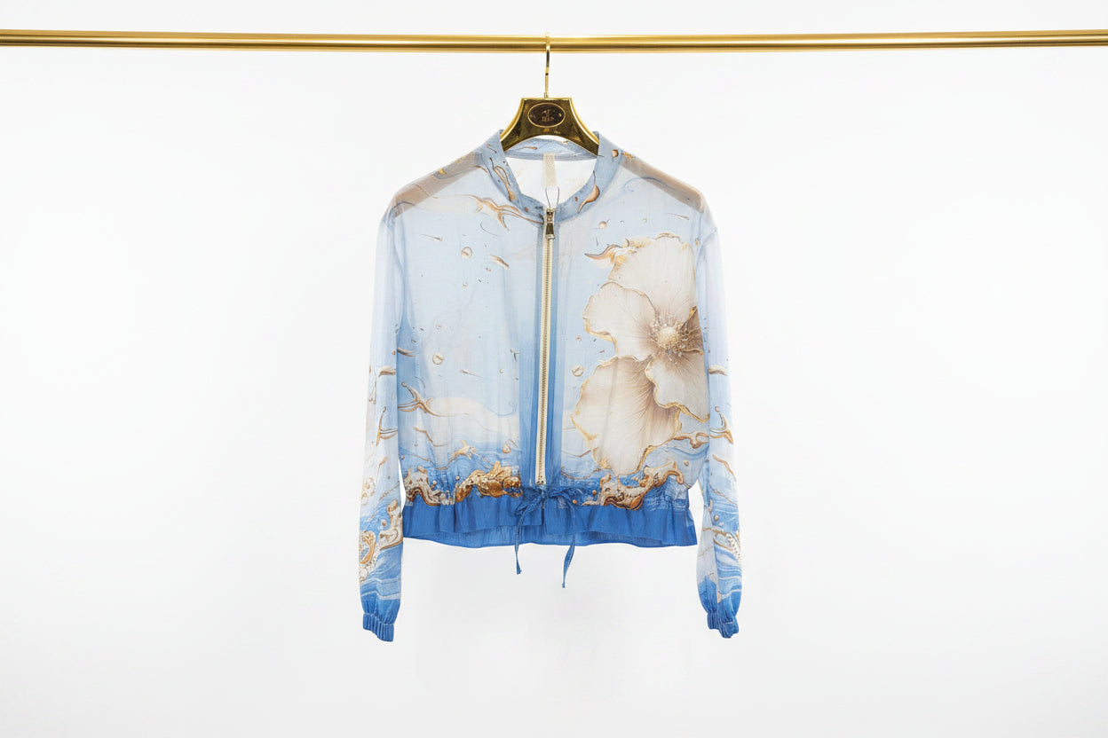 Lightweight  bomber jacket with zip