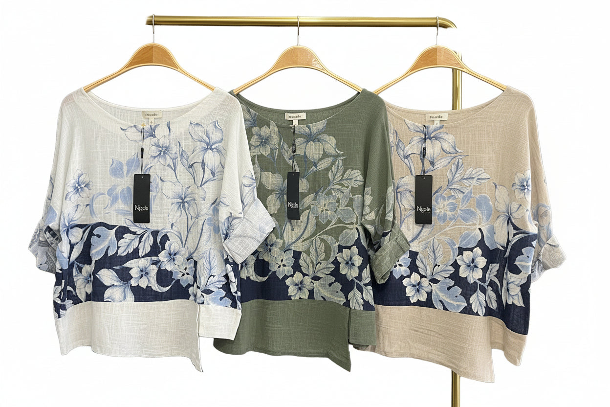 printed cotton tee
